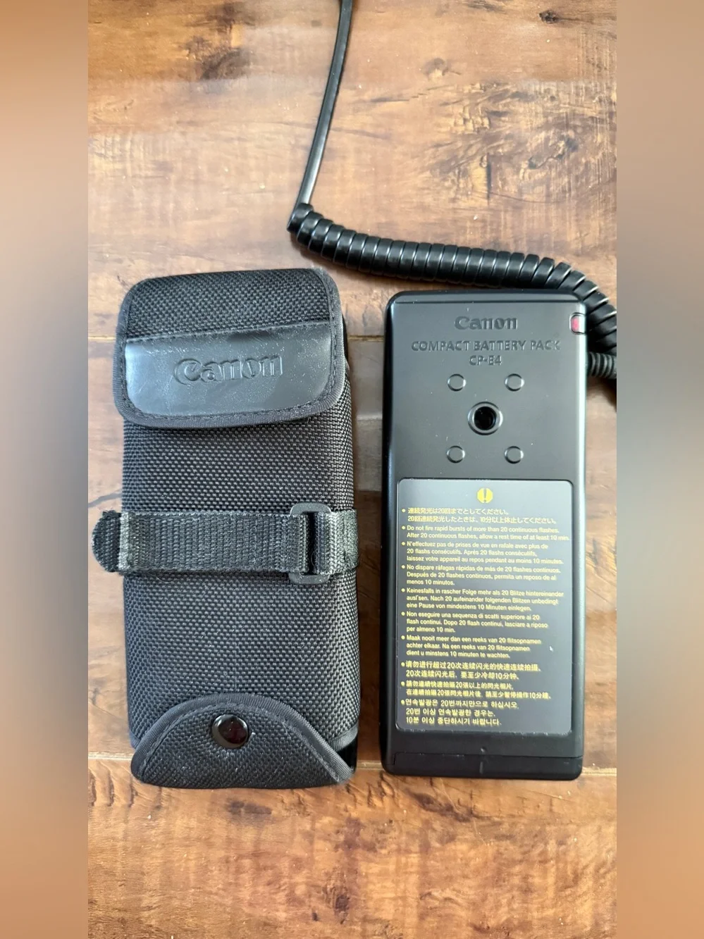 2 Canon battery Pack: CPE3 and CPE4